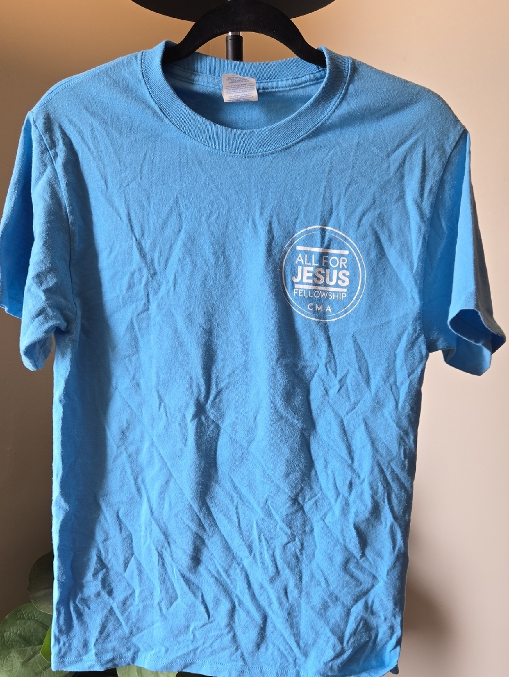 All For Jesus Fellowship Ladies Short-Sleeve Tee - Blue
